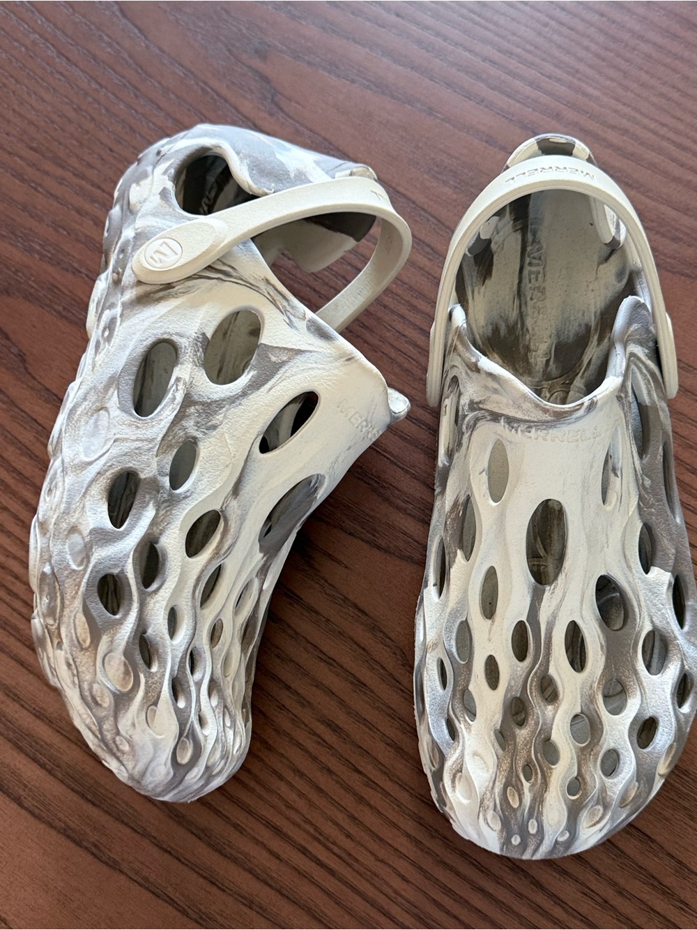 Merrell Hydro Moc Women’s Size 9 Chalk Marble Slip-On Shoes